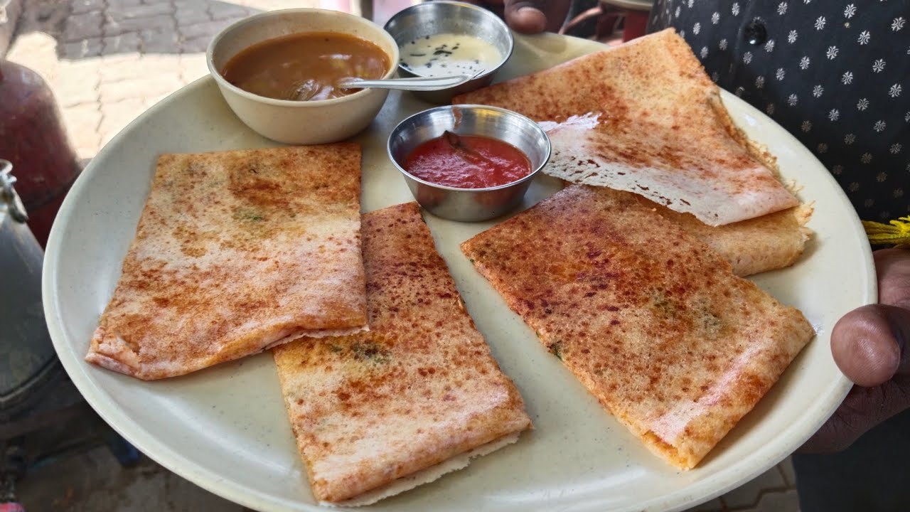 Famous cheese mysore masala dosa of Rajkot | Indian street food