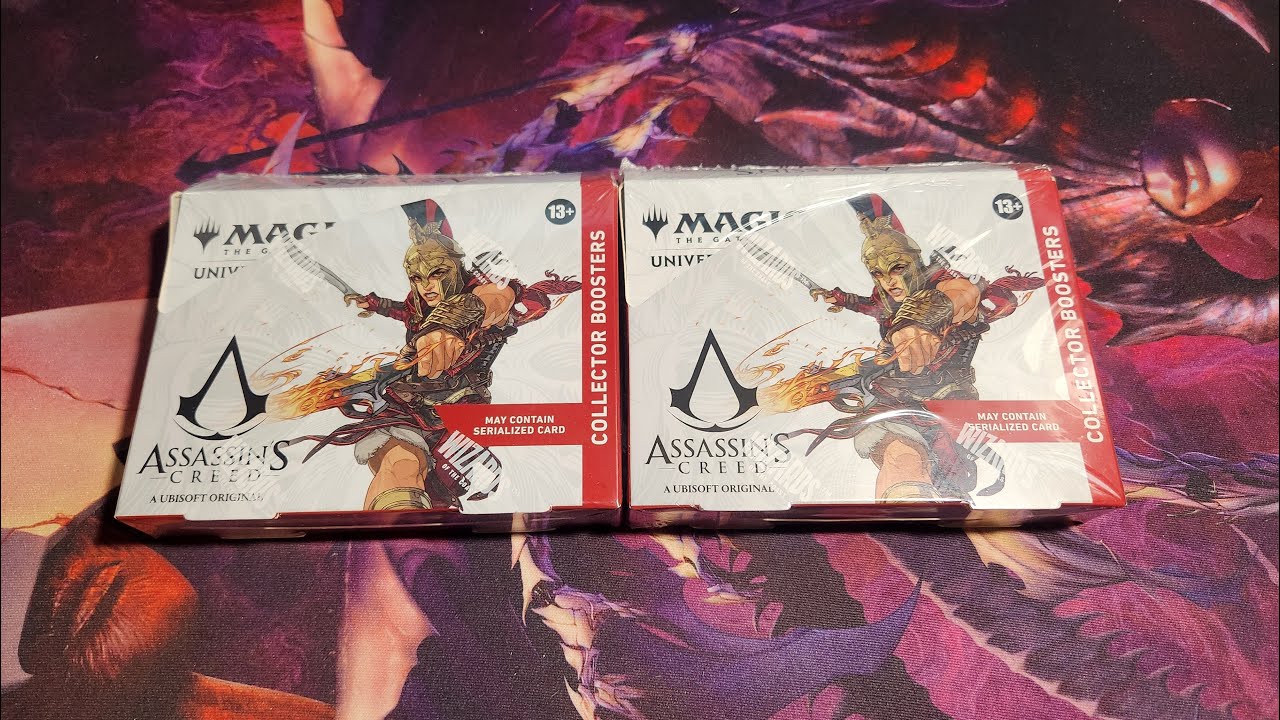 MTG Assassin's Creed Collector booster box opening