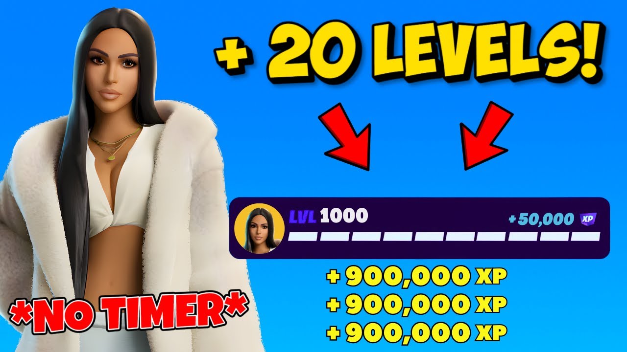 *NO TIMER* Fortnite XP MAP to LEVEL UP FAST in CHAPTER 7! (WORKS after CREATIVE XP DISABLED)