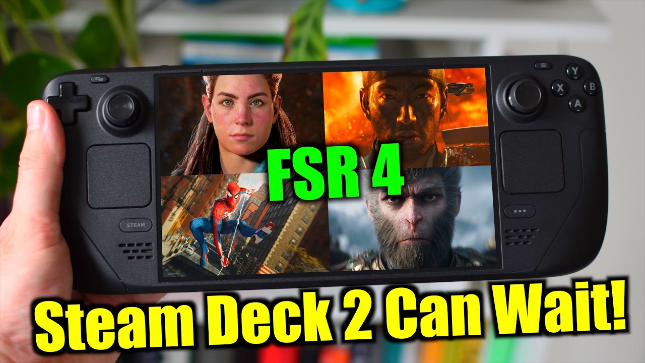 Теперь Steam Deck может справляться с требовательными играми класса AAA! Благодаря FSR 4