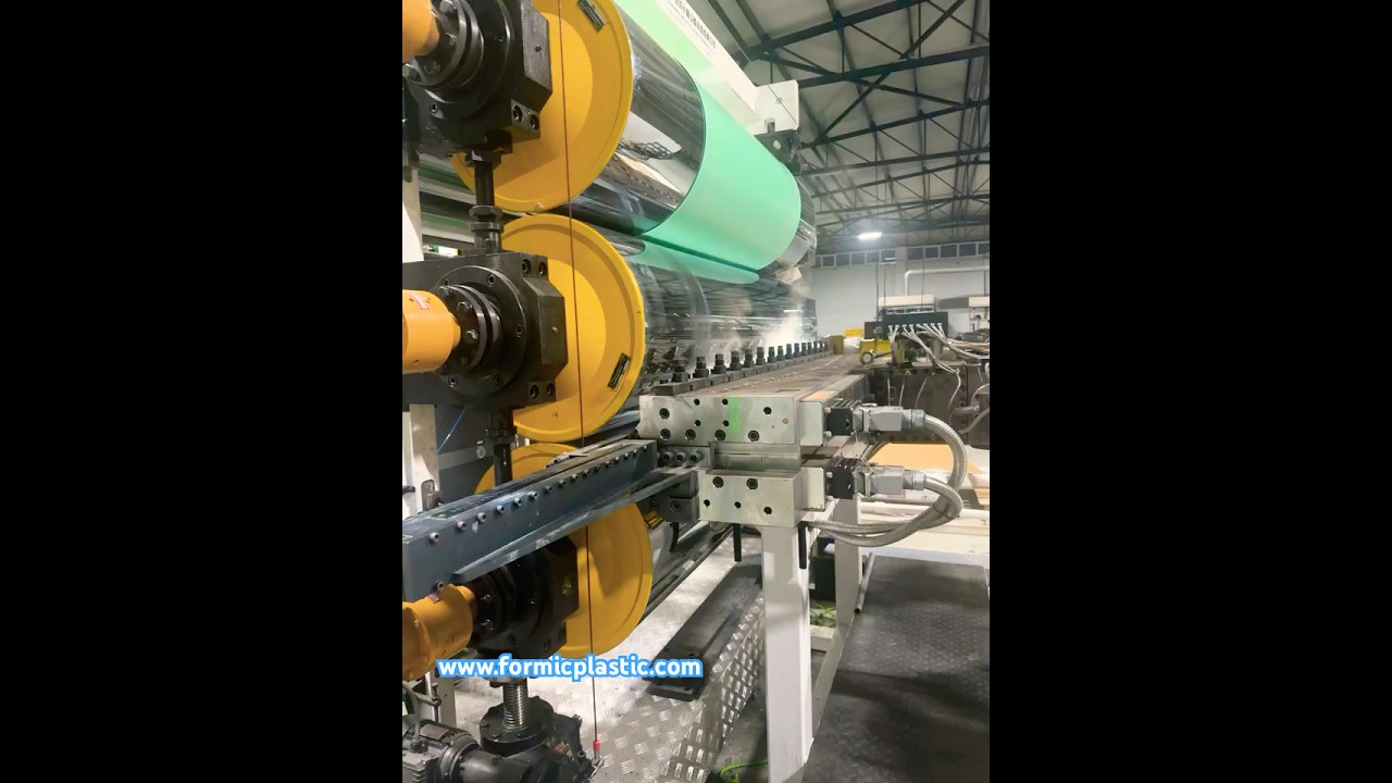 Plastik Ekstrüzyon  Hıps Bobin Üretimi#plastic#termoforming #vacuumforming