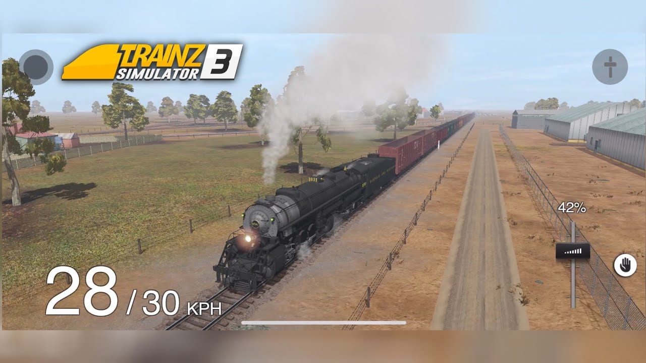 Trainz Simulator 3 - GamePlay #2 (Articulated Steam Train with Freight and Diesel Train Support)