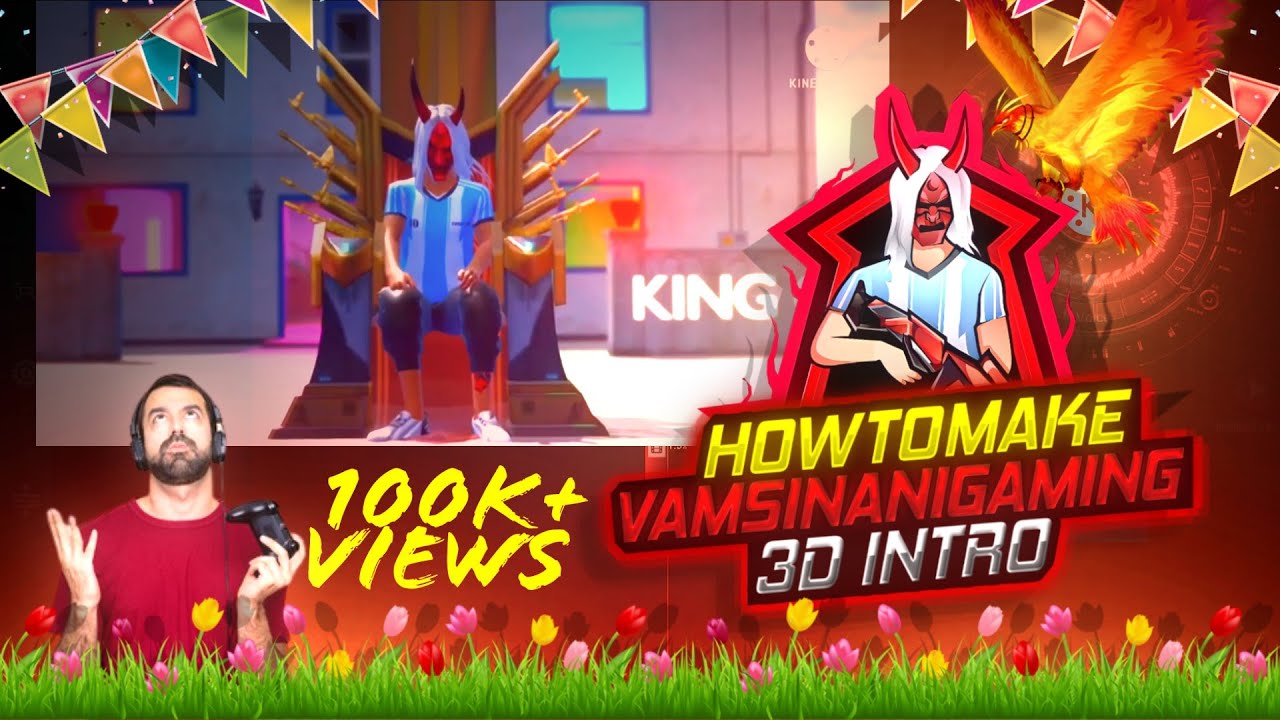 HOW TO MAKE 3D INTRO LIKE ‎VAMSI NANI GAMING ON ANDROID KINEMASTER 100K+VIEWS