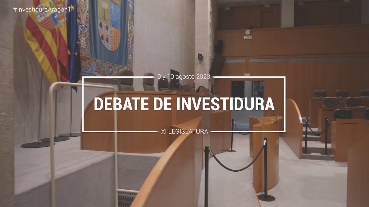 Segunda jornada del Debate de investidura del candidato a presidente del Gobierno de Aragón