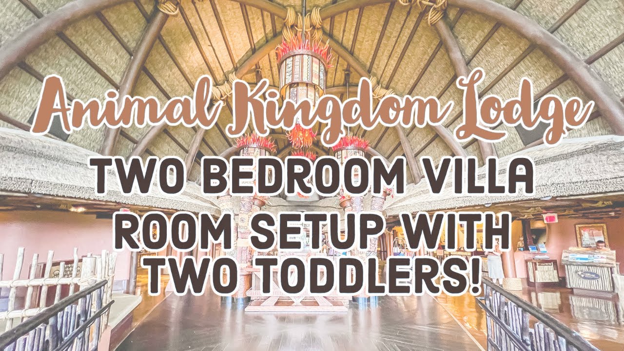 Hotel Room Set Up With Two Toddlers | Animal Kingdom Lodge Kidani | Disney with Toddlers | Grownsy
