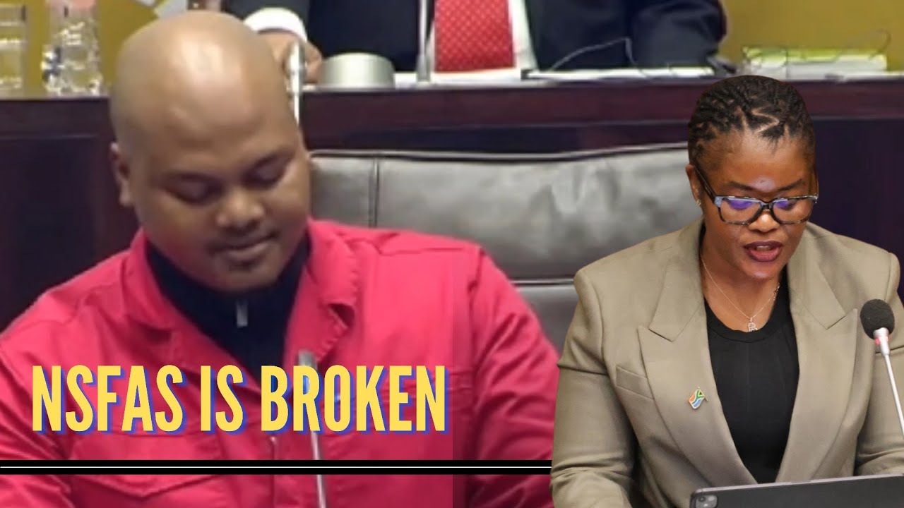 EFF MP Sihle Lonzi debates Minister of Higher Education Nobuhle Nkabane's budget, NSFAS is broken