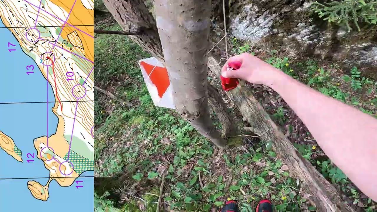 Headcam Orienteering: Borøya, Bærum