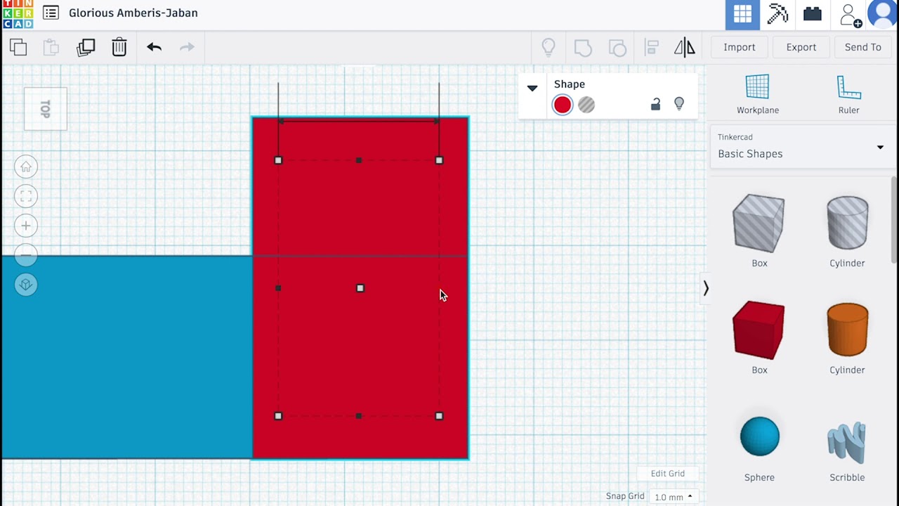 3D Paper Cutout Model: 3D Models with TinkerCAD (Part 1/2)