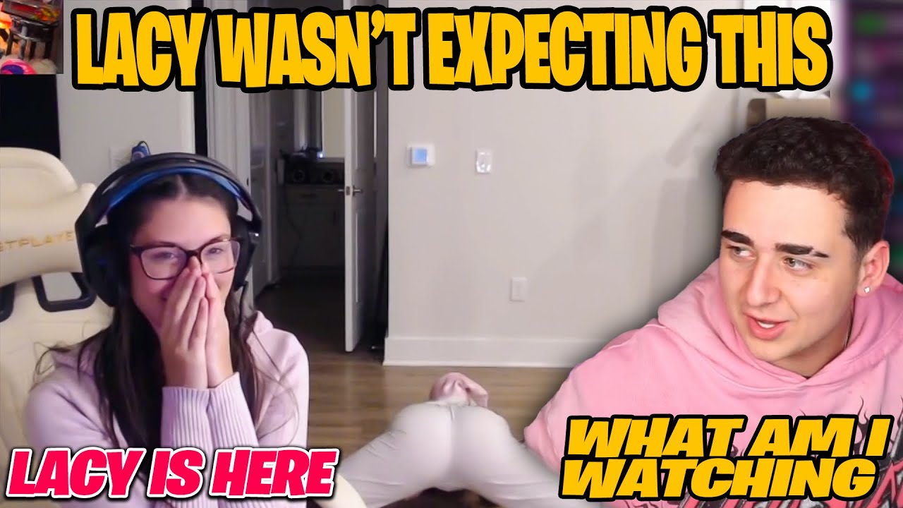 Lacy Goes To Ashlyn's Stream But he Wasn't Expecting To See This