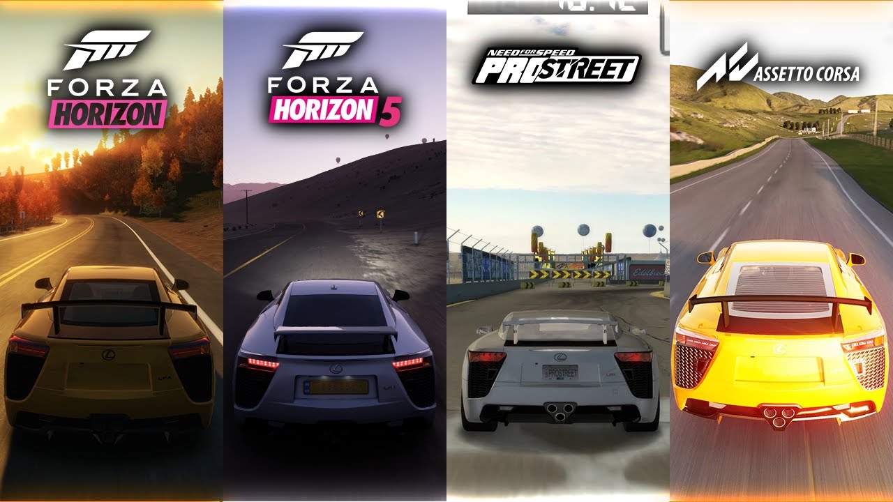 LEXUS LFA In Racing Games