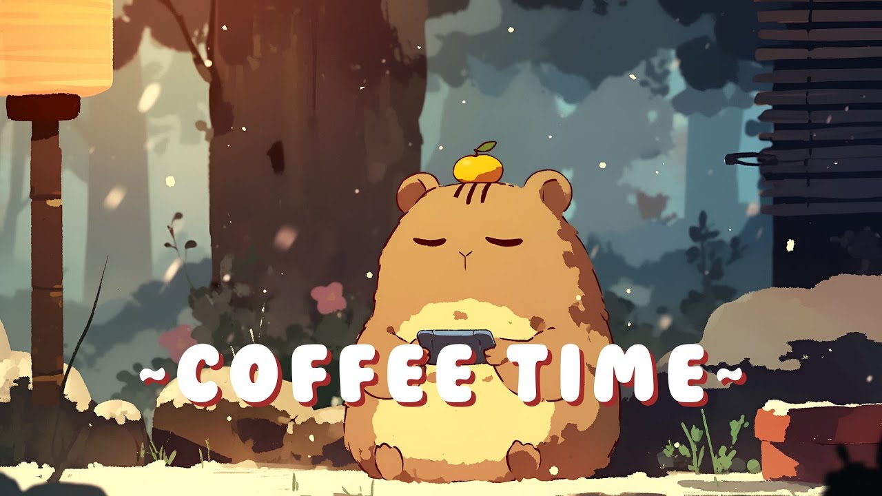 [Full Hour] Capybara Lofi Zone - Chill Beats to Help You Relax ~ Gentle Feelings ~ 🦫 📝 | Non Stop...