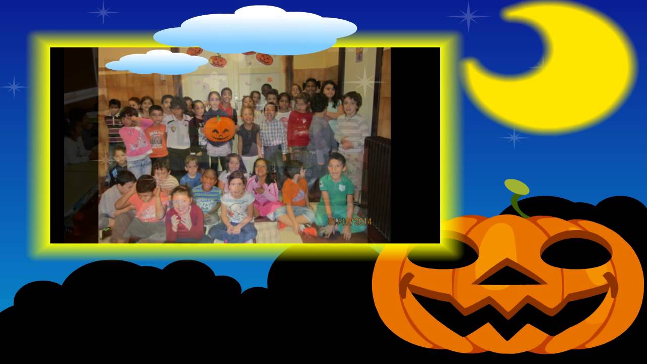 Halloween 2014. Alumnos de 1º y 2º del C.P. Pablo Miaja -Oviedo-