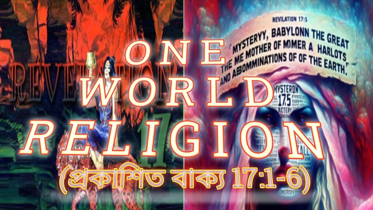 ONE WORLD RELIGION (প্রকাশিত বাক্য 17:1-6)#biblegyan#bengalisermon#masihaministry#dilipjana 