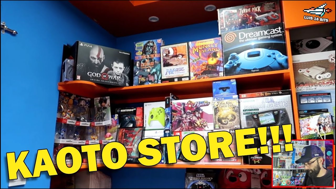 Comprando Juegos Retro en Kaoto Store, Madrid | Me cuelo en la trastienda!!!