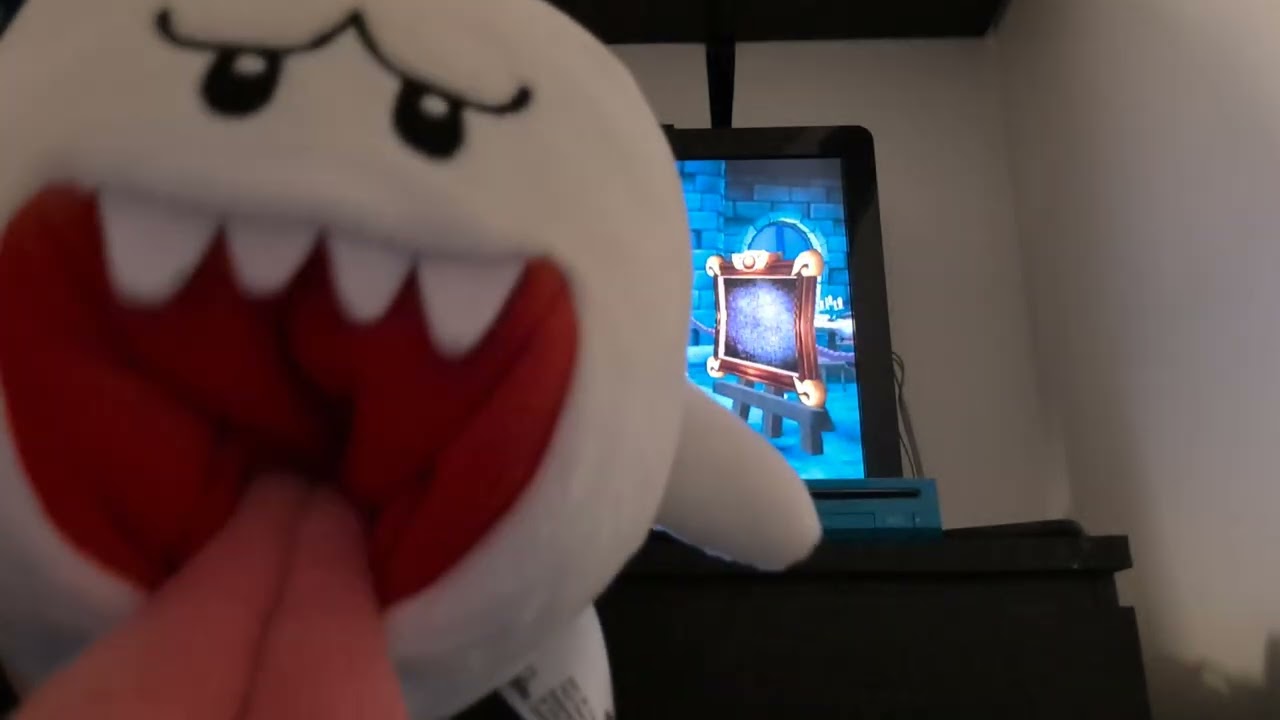 Mario plushies play Mario party 9. Solo part 3 round 2 Boo's horror Castle redo
