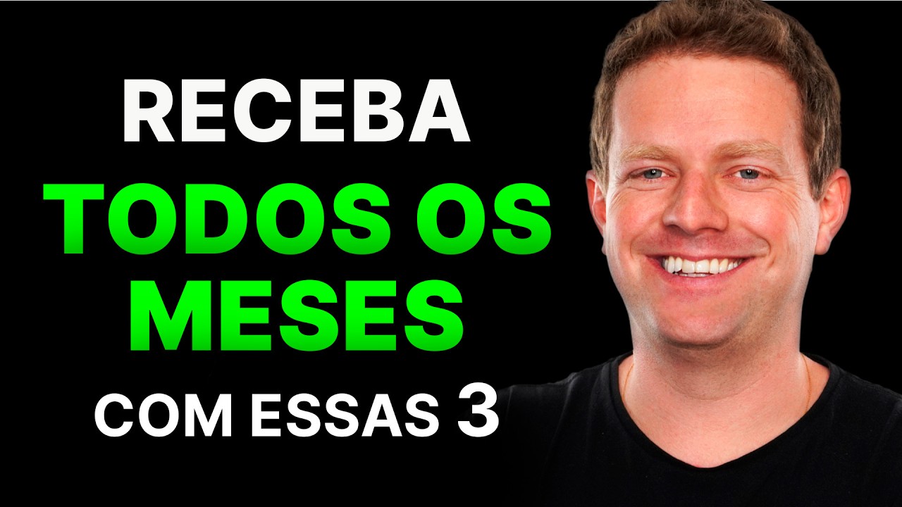 3 A&Ccedil;&Otilde;ES QUE PAGAM DIVIDENDOS TODO M&Ecirc;S