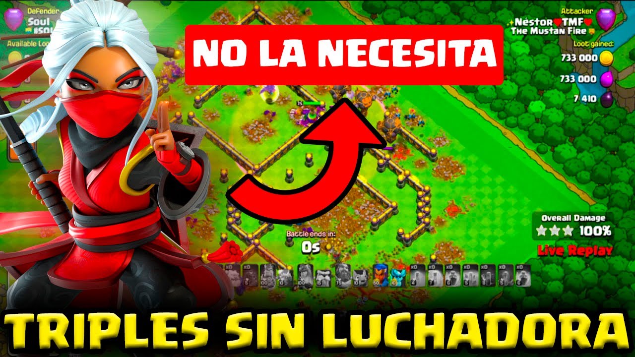 ESTE JUGADOR HACE TRIPLES SIN LUCHADORA EN LEYENDA!!