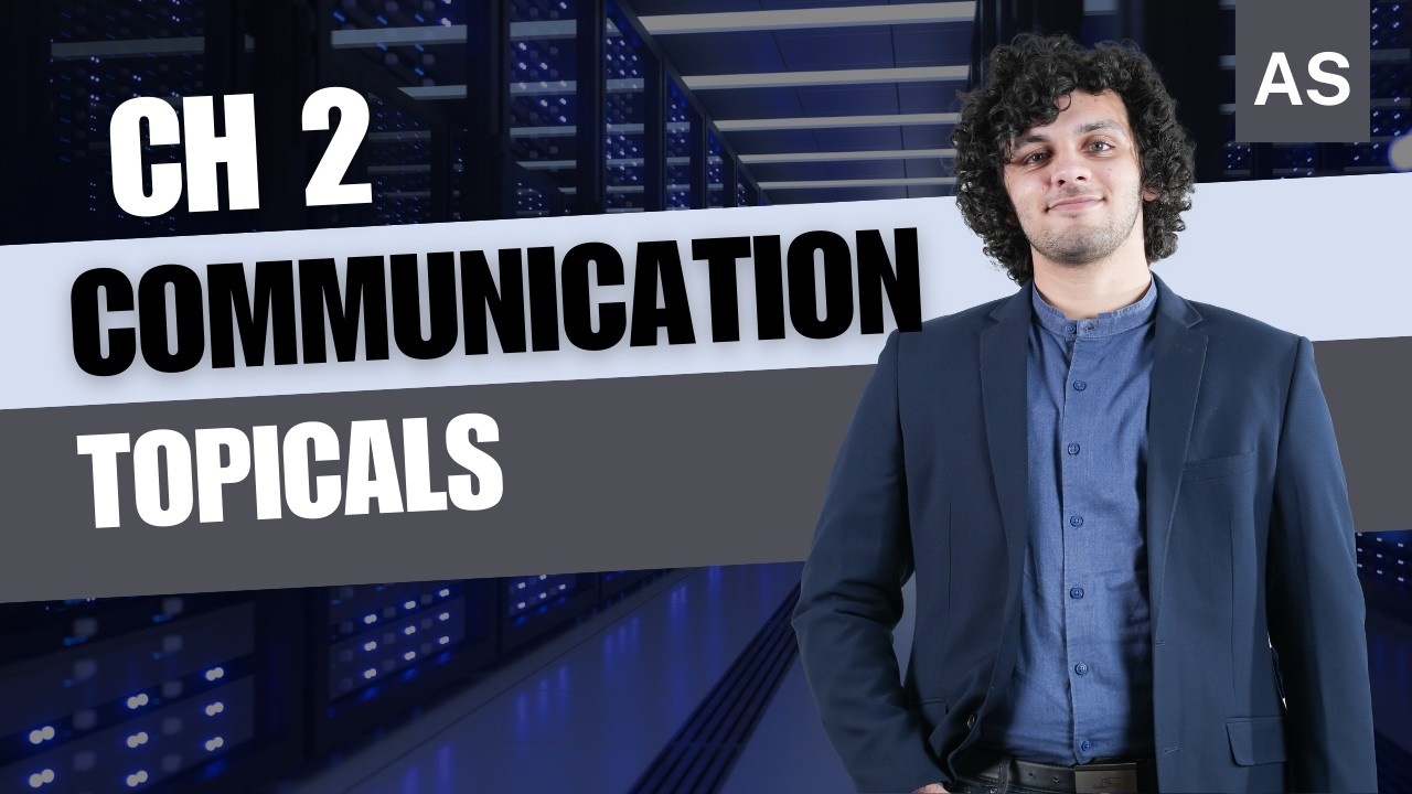 Ch 2 COMMUNICATION | TOPICAL PRACTICE | AS Level Computer Science 9618 Paper 1