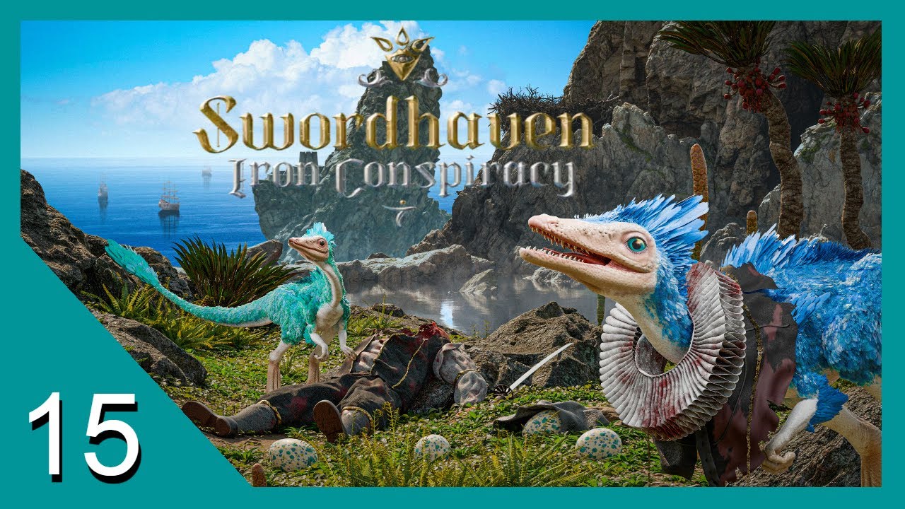 Разговор с трактирщиком - Swordhaven: Iron Conspiracy - Let's Play - 15