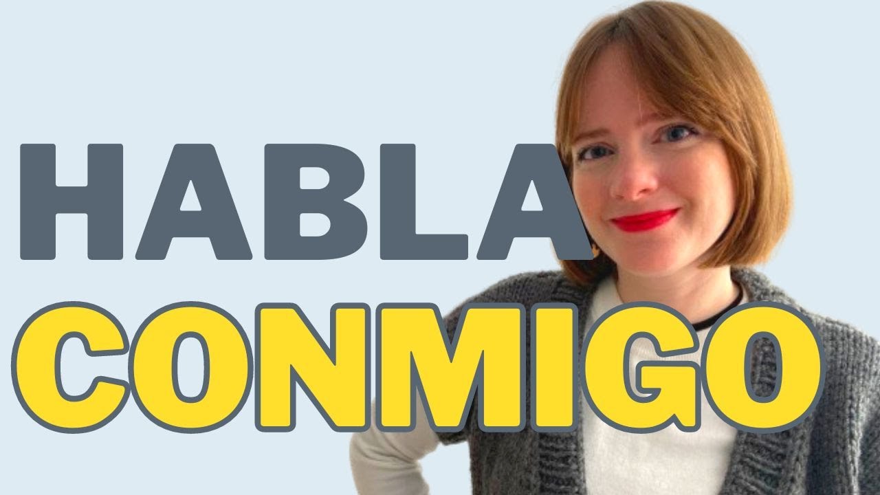 🇪🇸 HABLA CONMIGO - conversaci&oacute;n en espa&ntilde;ol para PRACTICAR - v&iacute;deo interactivo