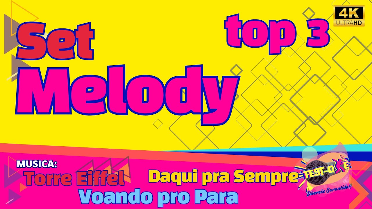Karaokê Set Melody - Top 3