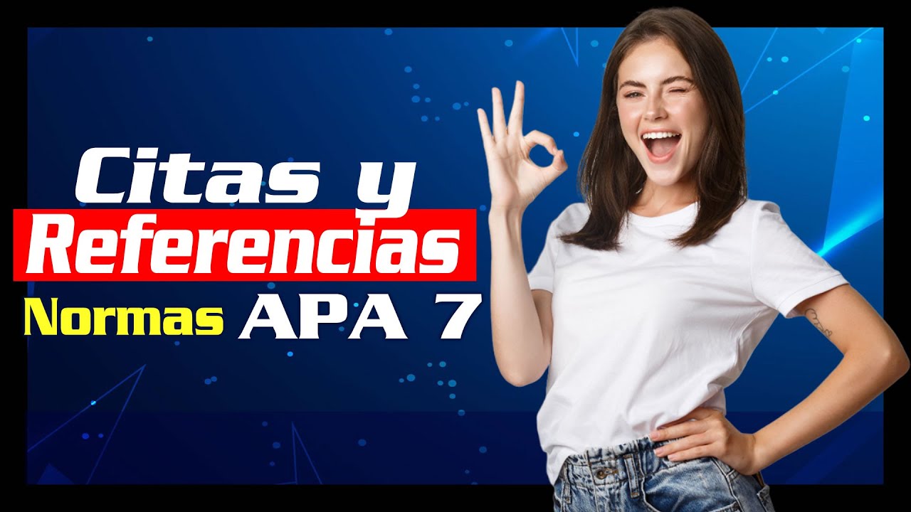Como hacer citas y referencias en Normas APA 7 ⭐ Como citar en APA 7 ⭐  Citación  con Normas APA