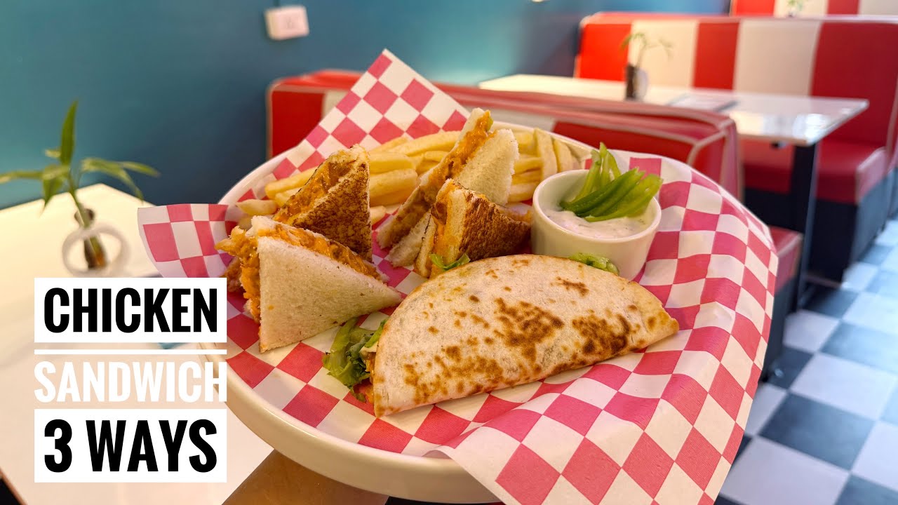 CHICKEN SANDWICH BUT IN 3 WAYS | Best for tiffin meal | आम्ही अलिबागकर