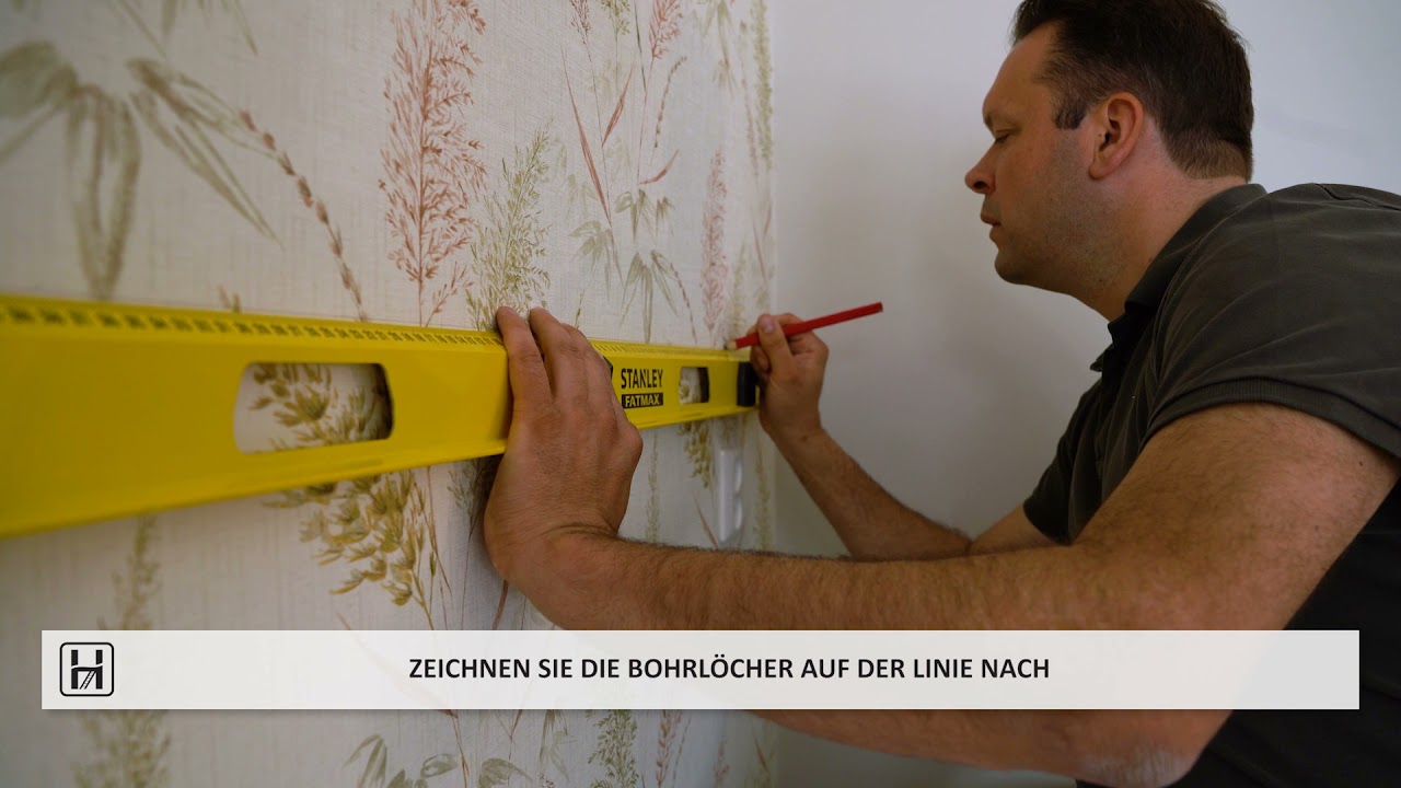 Ein schwebendes Wandregal montieren