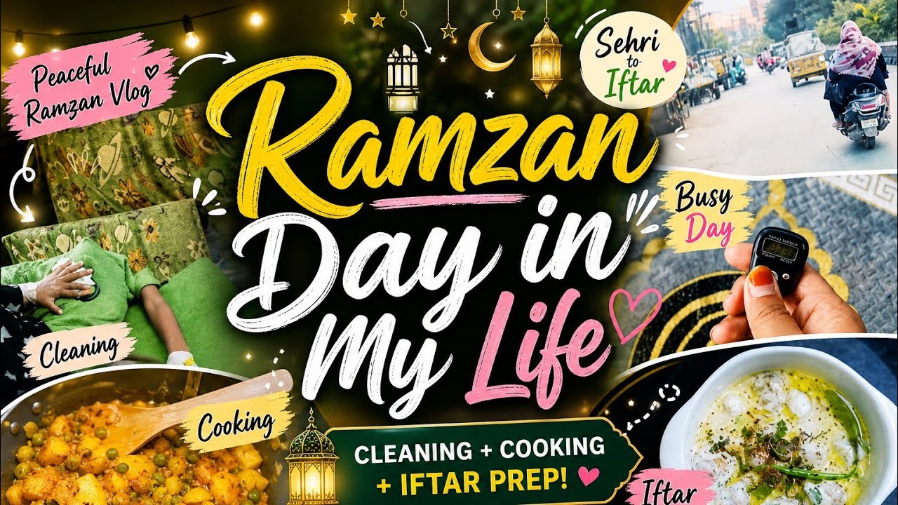  Ramadan 🌙llSehri to Iftar Full Routine | Cooking, Cleaning & Family Time ll #justaarzoo 