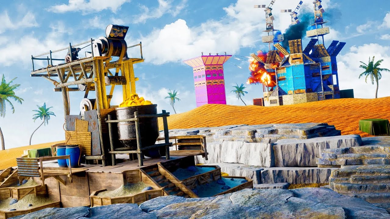 11,000 HOUR SOLO CLAIMS SULFUR QUARRY (1v10 Raid Defense) - Rust Movie