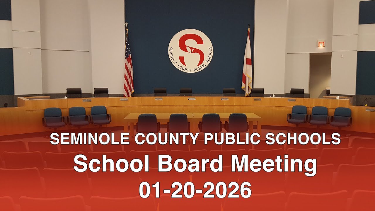 SCPS School Board Meeting - 01-20-2026