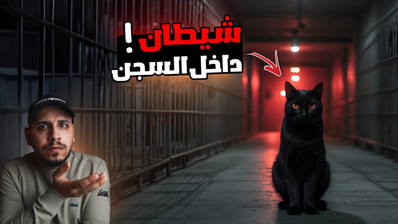 قطة سوداء اثارت الرعب والحيرة في سجن ابو غريب في العراق !