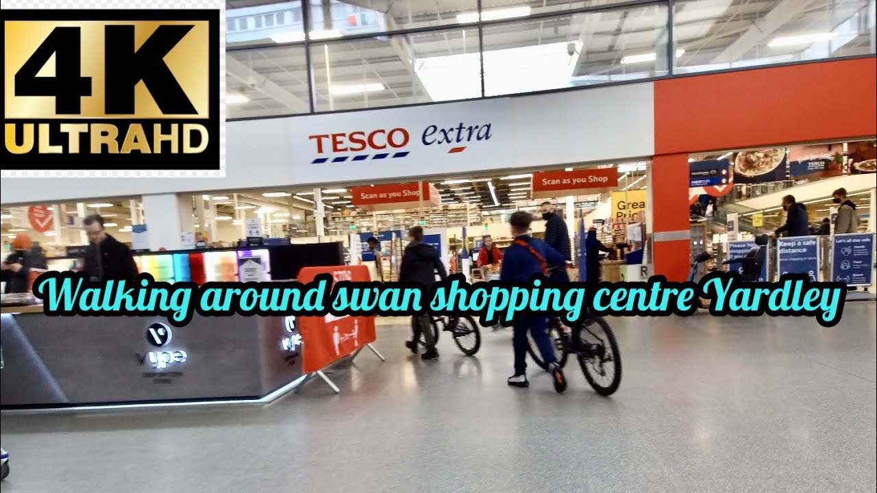 Walking around swan shopping centre yardley Birmingham England UK