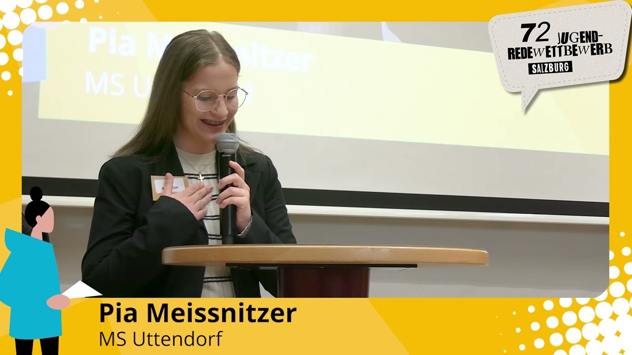 Salzburger Redewettbewerb 2025 | Pia Meissnitzer | Klassische Rede 8 Schulstufe