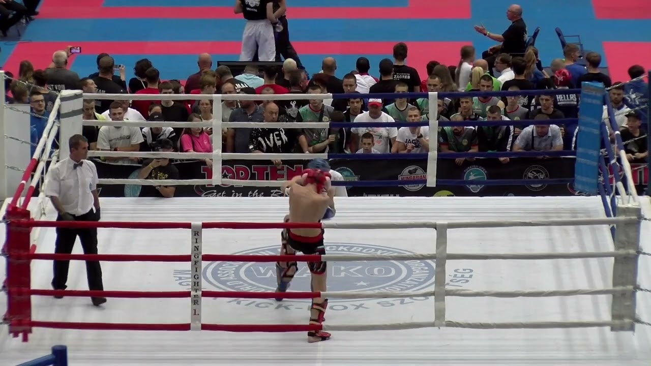 RIKOV ZHULIEN BUL v HRINCHENKO IHNAT UKR Hungarian Kickboxing World Cup 2023
