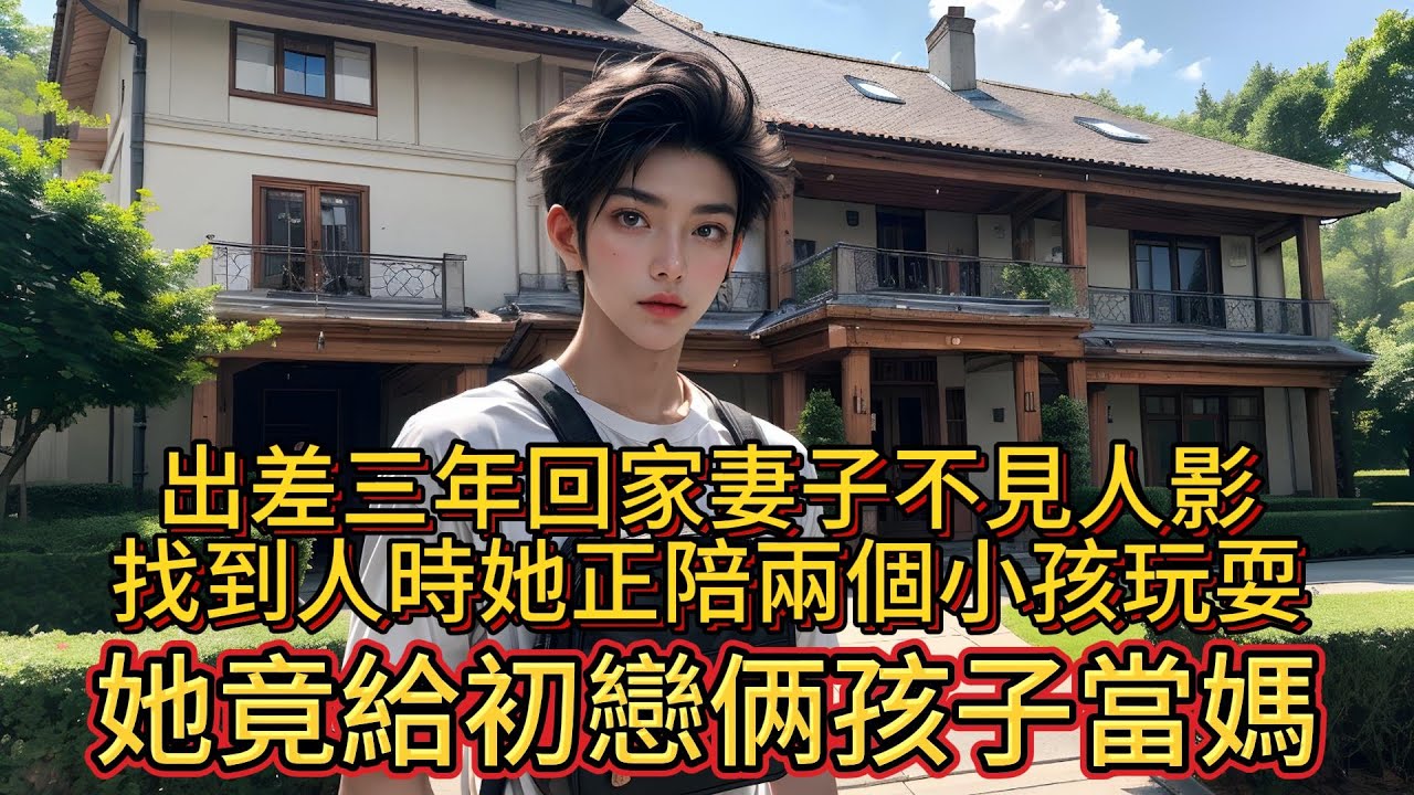 出差三年回家妻子不見人影，找到人時她正陪兩個小孩玩耍，她竟給初戀俩孩子當媽。