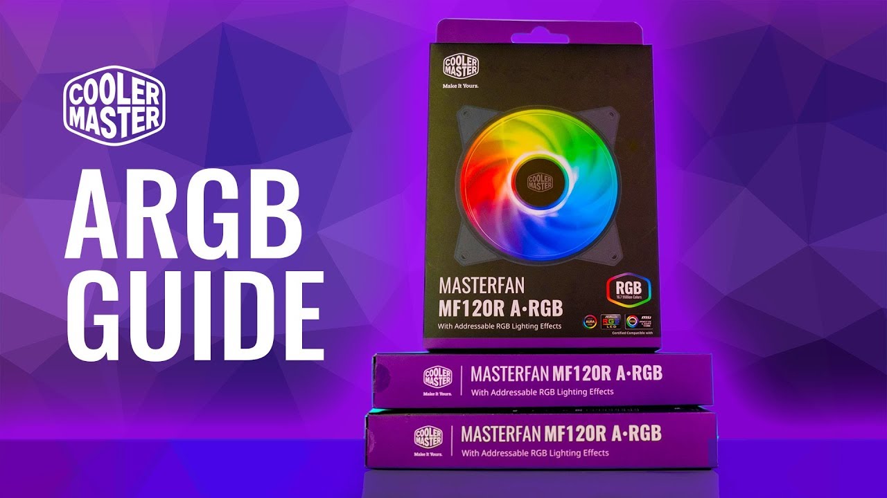HOW TO Cooler Master A-RGB Setup and Install Guide - MF120R ARGB