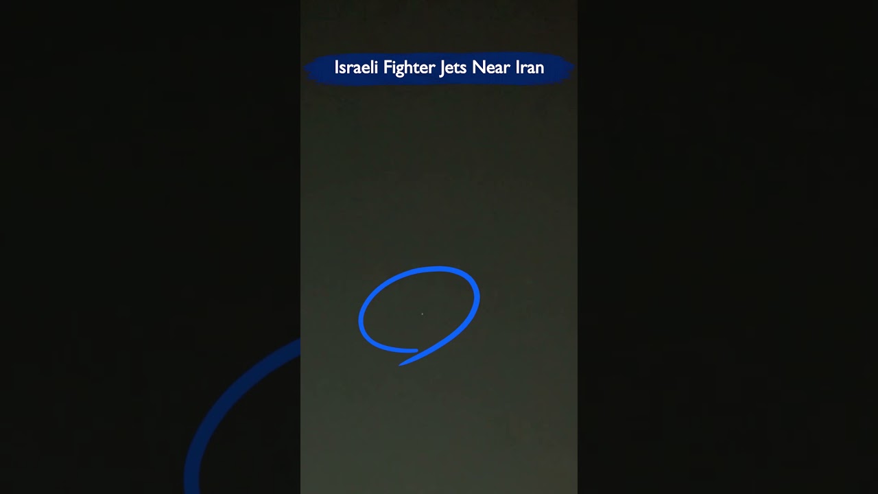 Israeli Fighter Jets Simulate Attack Runs Toward Iran