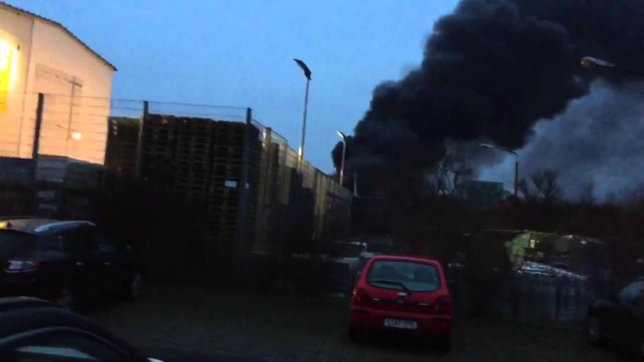 Brand im Gera Milchhof 31.12.2015