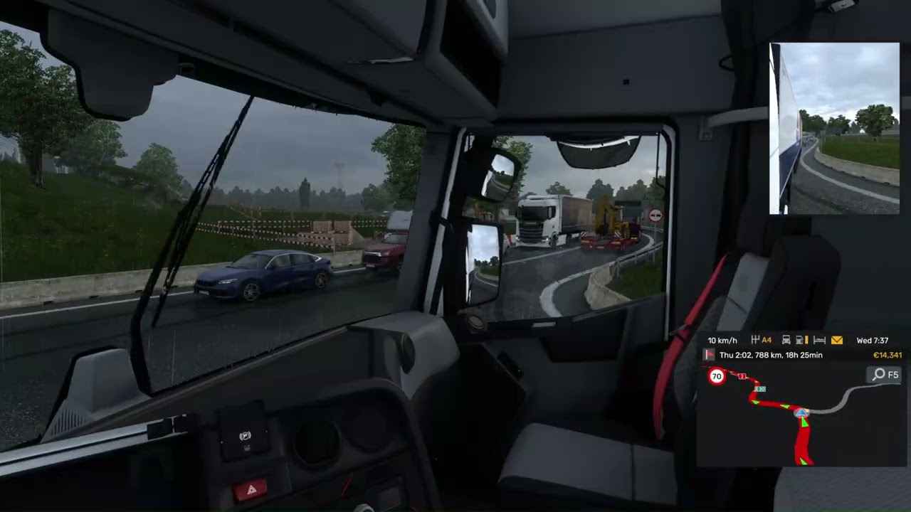 POV: rain outside, calm music inside, debt everywhere 💸🌧️🎶🚚