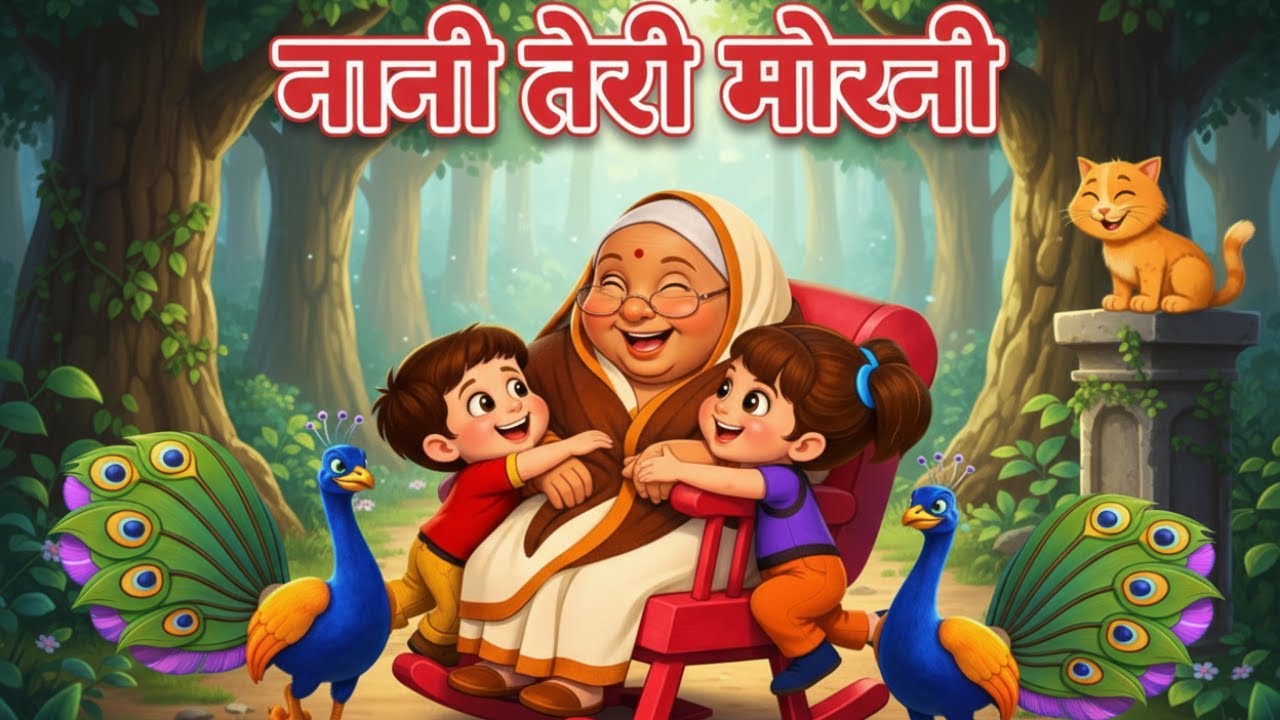 Nani Teri Morni 🦚 | नानी तेरी मोरनी | Hindi Nursery Rhymes for Kids | Kids Song #kidsrhymes