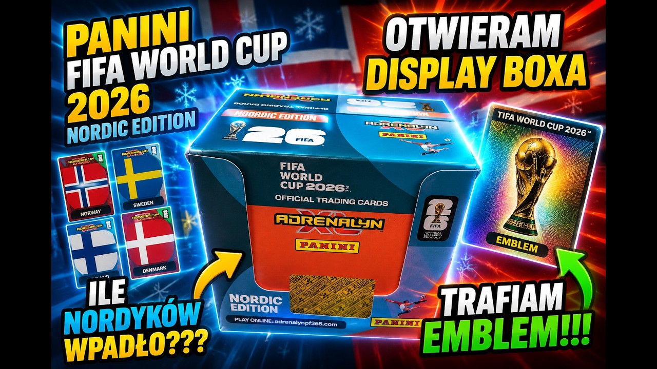 PANINI FIFA WORLD CUP 2026 - OTWIERAM DISPLAY BOXA - 50 SASZETEK -  JAKIE HITY TRAFIŁEM???