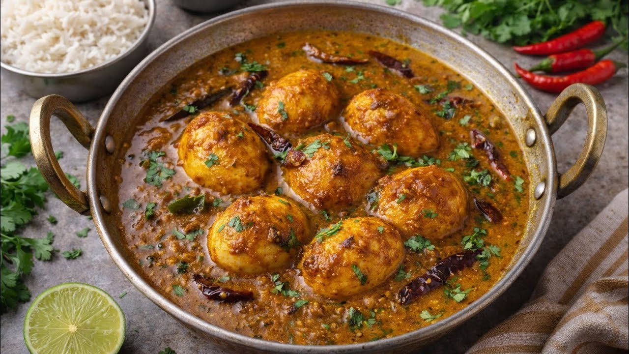 Dhaba Style Anda Curry 😋 | Ghar Par Asaan Egg Curry Recipe