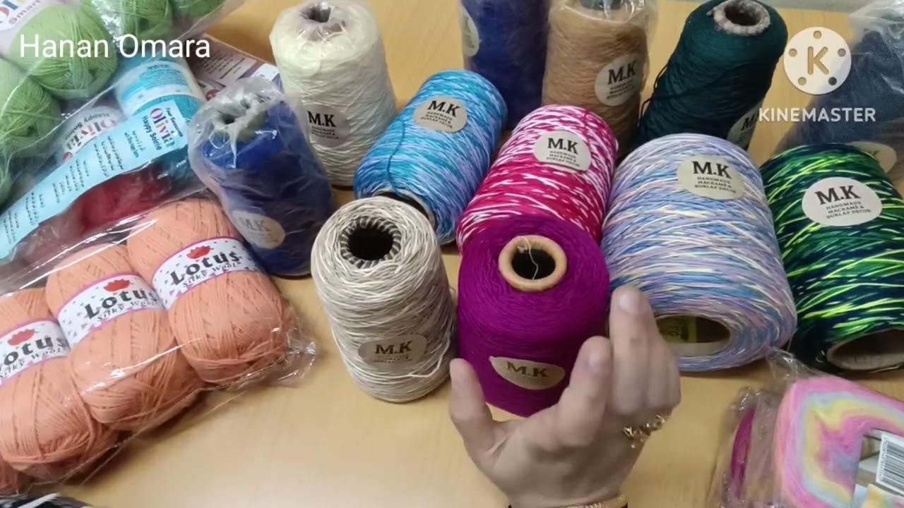 مشترياتى من الخيوط الشتوى والصيفى بآعلى جودة واقل سعر  Hanan_crochet