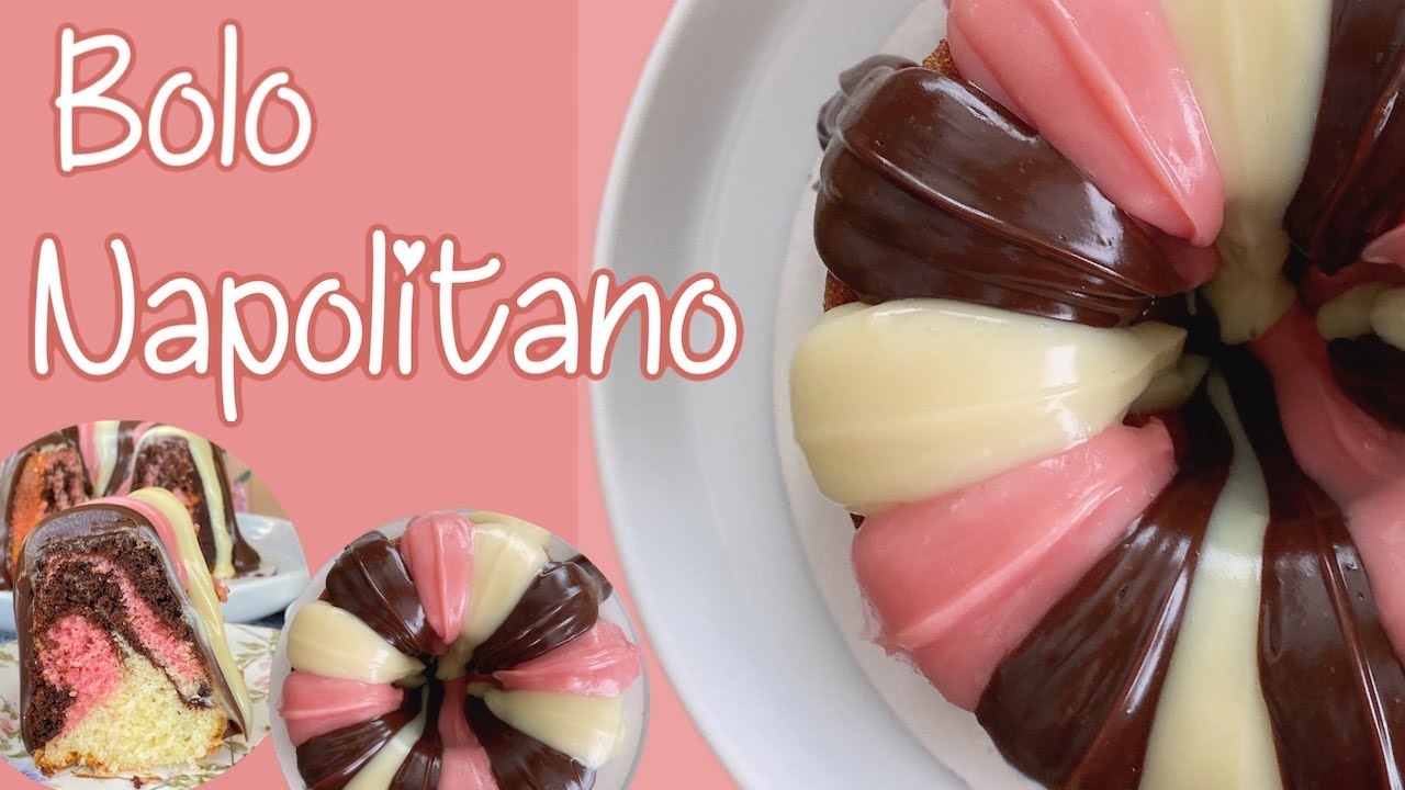 BOLO VULCÃO NAPOLITANO - Com decoração de brigadeiro em pétalas