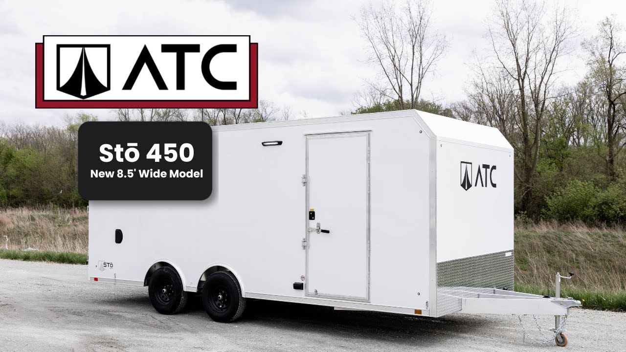 All New ATC Stō 450 8.5' Wide Cargo+ Trailer Walkthrough