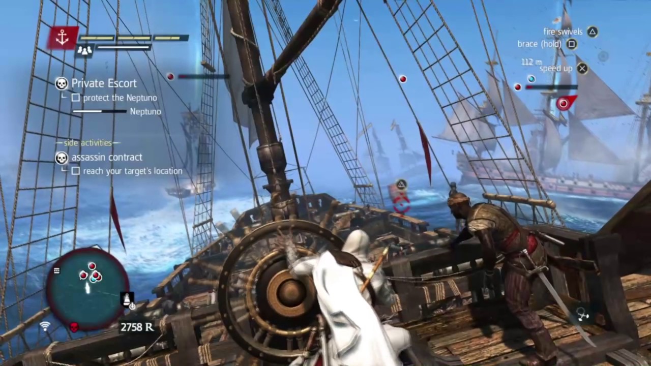 Assassin's Creed IV Black Flag - Private escort, Protect the Neptuno