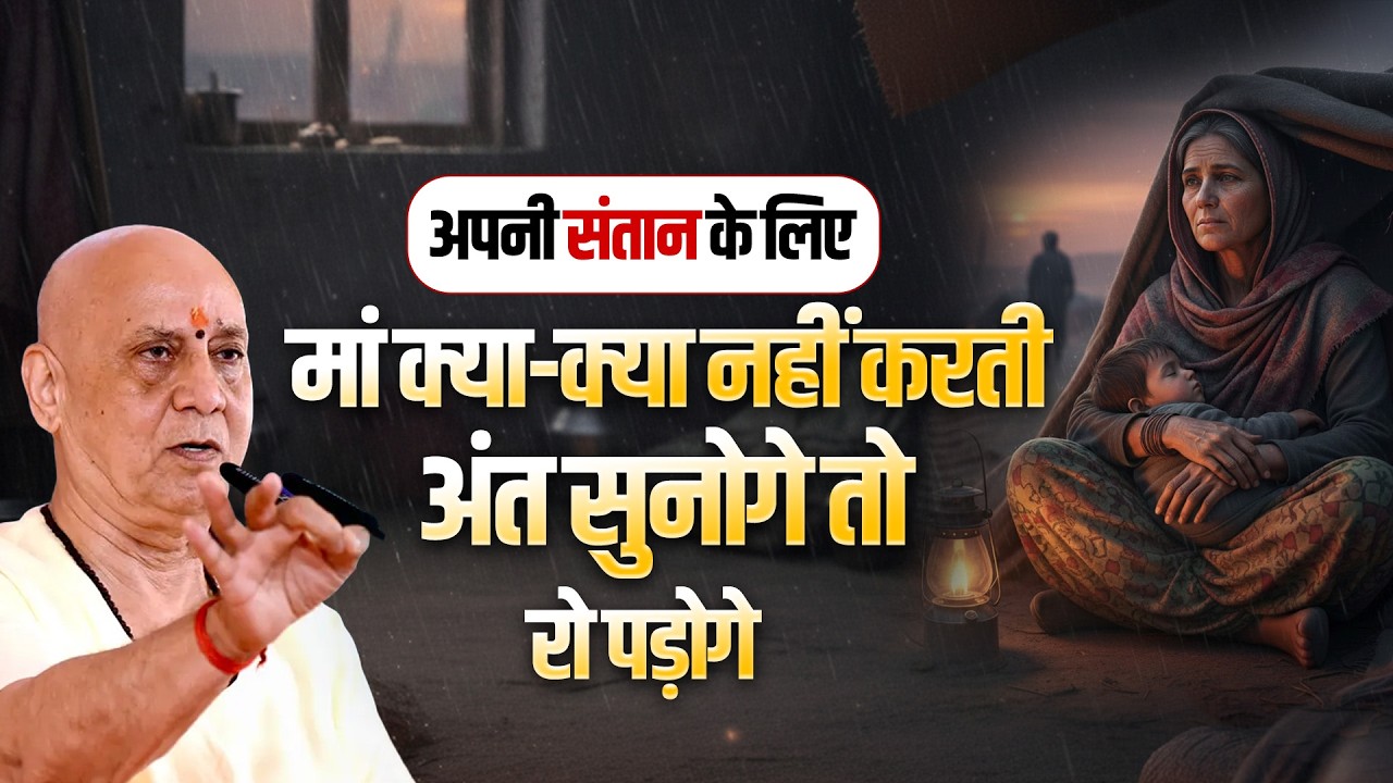 अपनी संतान के लिए मां क्या-क्या नहीं करती...अंत सुनोगे तो रो पड़ोगे 😭 | Vijay Kaushal Ji Maharaj