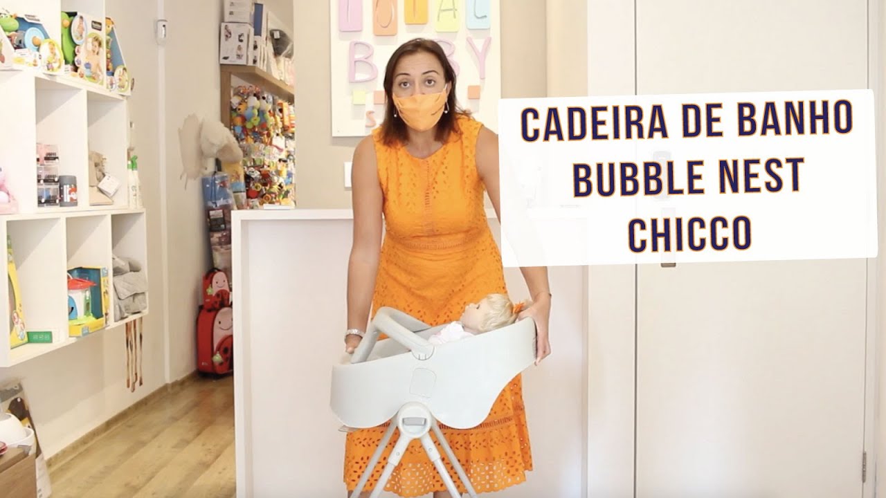 Cadeira banho da Chicco modelo bubble nest -Review por Pri Goldenberg