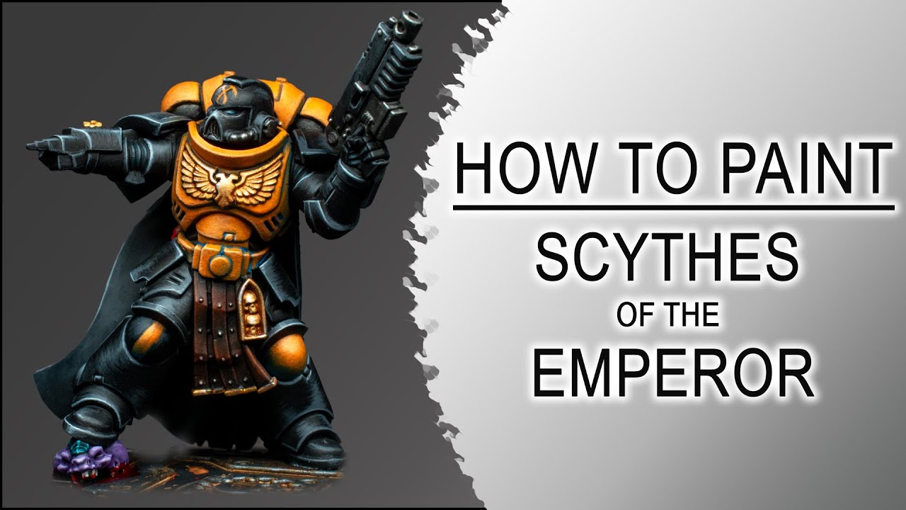 Painting Scythes of the Emperor &ndash; Easy Orange and Black Armor - Full Step-by-Step 2h Guide